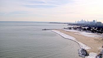 Weather camera view of Edgewater Beach.
