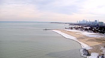 Weather camera view of Edgewater Beach.