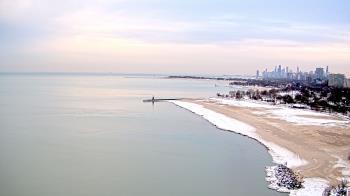Weather camera view of Edgewater Beach.