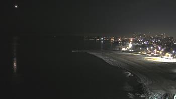 Weather camera view of Edgewater Beach.