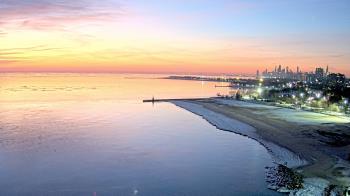 Weather camera view of Edgewater Beach.