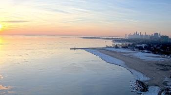 Weather camera view of Edgewater Beach.
