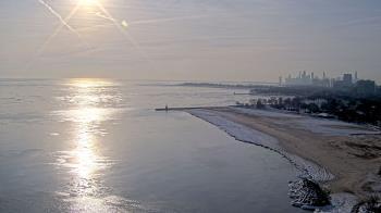 Weather camera view of Edgewater Beach.