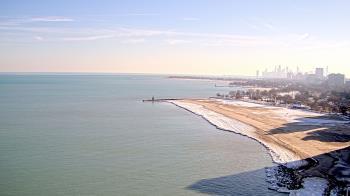 Weather camera view of Edgewater Beach.