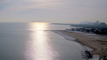 Weather camera view of Edgewater Beach.