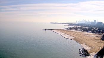 Weather camera view of Edgewater Beach.