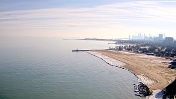Weather camera view of Edgewater Beach.