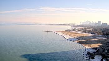 Weather camera view of Edgewater Beach.