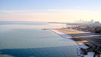 Weather camera view of Edgewater Beach.