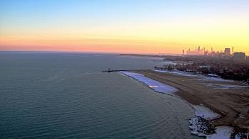 Weather camera view of Edgewater Beach.