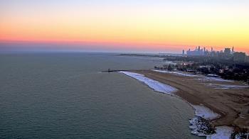 Weather camera view of Edgewater Beach.