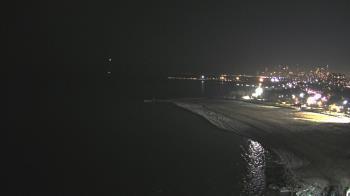 Weather camera view of Edgewater Beach.