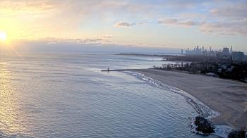 Weather camera view of Edgewater Beach.