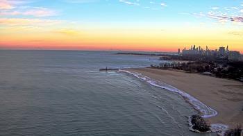 Weather camera view of Edgewater Beach.