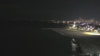 Weather camera view of Edgewater Beach.