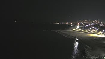 Weather camera view of Edgewater Beach.