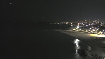 Weather camera view of Edgewater Beach.