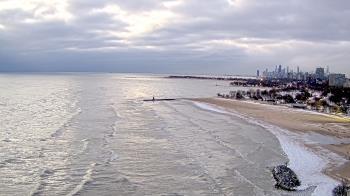 Weather camera view of Edgewater Beach.
