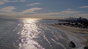 Weather camera view of Edgewater Beach.