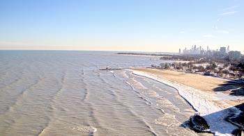 Weather camera view of Edgewater Beach.