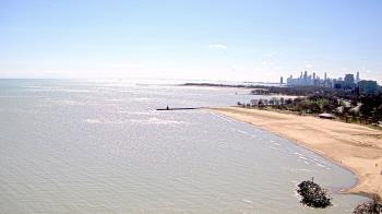 Weather camera view of Edgewater Beach.
