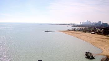 Weather camera view of Edgewater Beach.