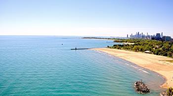 Weather camera view of Edgewater Beach.