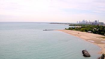 Weather camera view of Edgewater Beach.