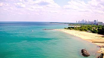 Weather camera view of Edgewater Beach.