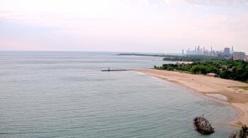 Weather camera view of Edgewater Beach.