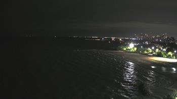 Weather camera view of Edgewater Beach.