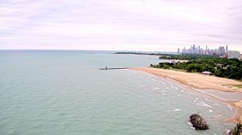Weather camera view of Edgewater Beach.