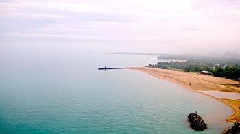 Weather camera view of Edgewater Beach.