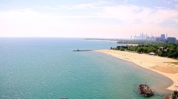 Weather camera view of Edgewater Beach.