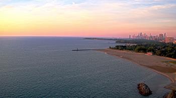 Weather camera view of Edgewater Beach.