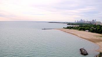 Weather camera view of Edgewater Beach.