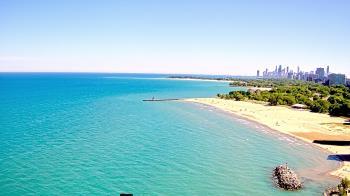 Weather camera view of Edgewater Beach.