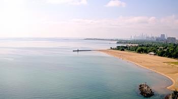 Weather camera view of Edgewater Beach.