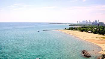 Weather camera view of Edgewater Beach.