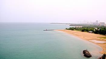 Weather camera view of Edgewater Beach.