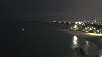 Weather camera view of Edgewater Beach.