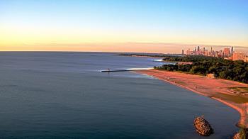 Weather camera view of Edgewater Beach.
