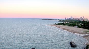 Weather camera view of Edgewater Beach.