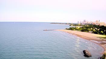 Weather camera view of Edgewater Beach.