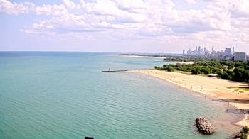 Weather camera view of Edgewater Beach.
