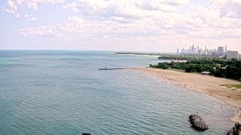 Weather camera view of Edgewater Beach.