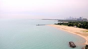Weather camera view of Edgewater Beach.