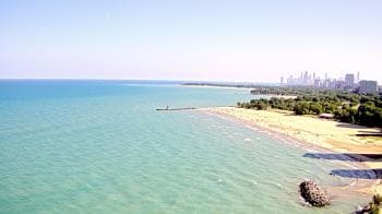 Weather camera view of Edgewater Beach.