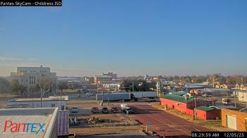 Weather camera view of Childress ISD.