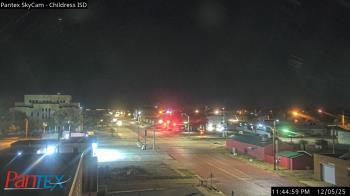 Weather camera view of Childress ISD.